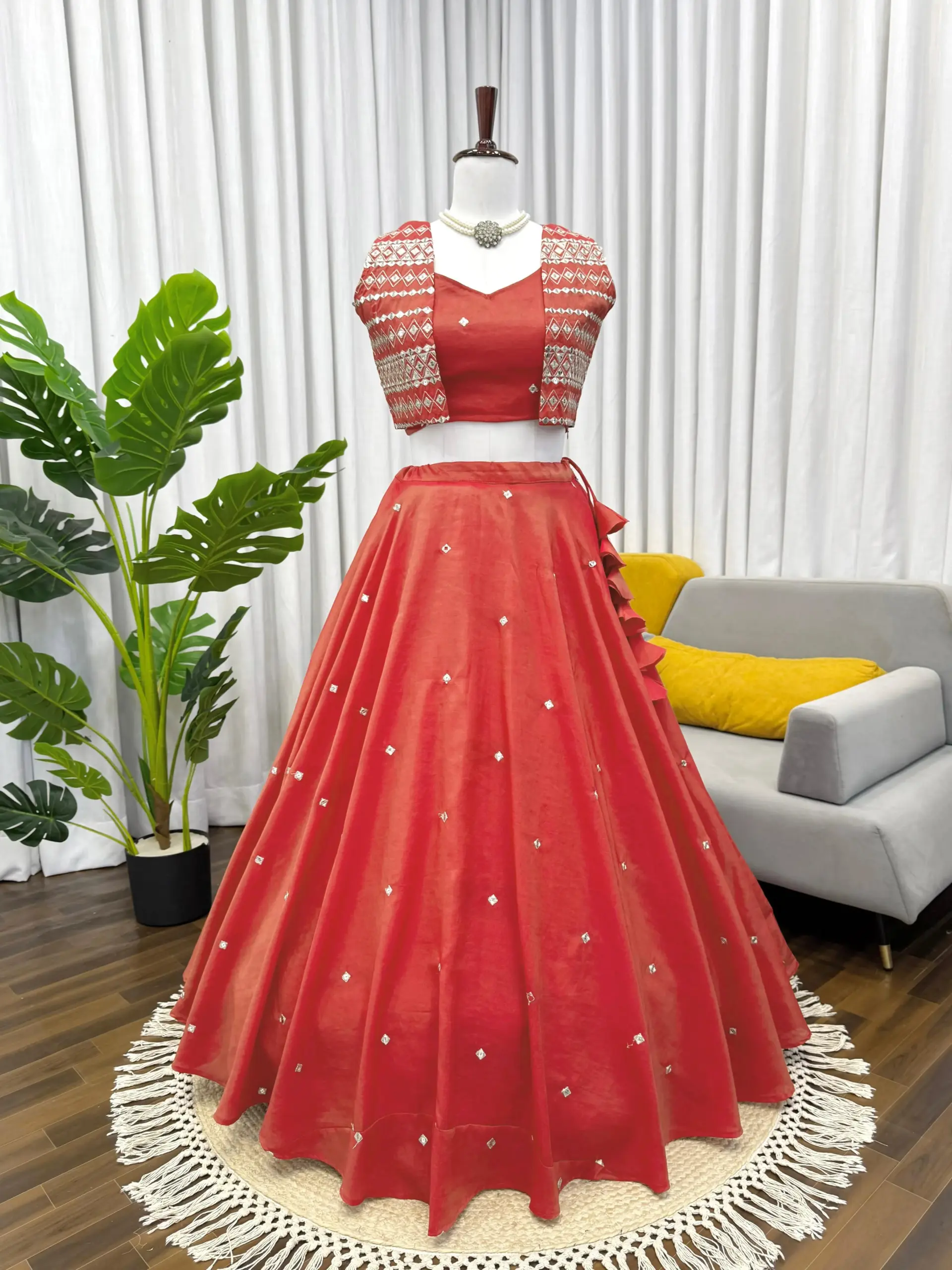 Stylish Lehenga Choli with Koti