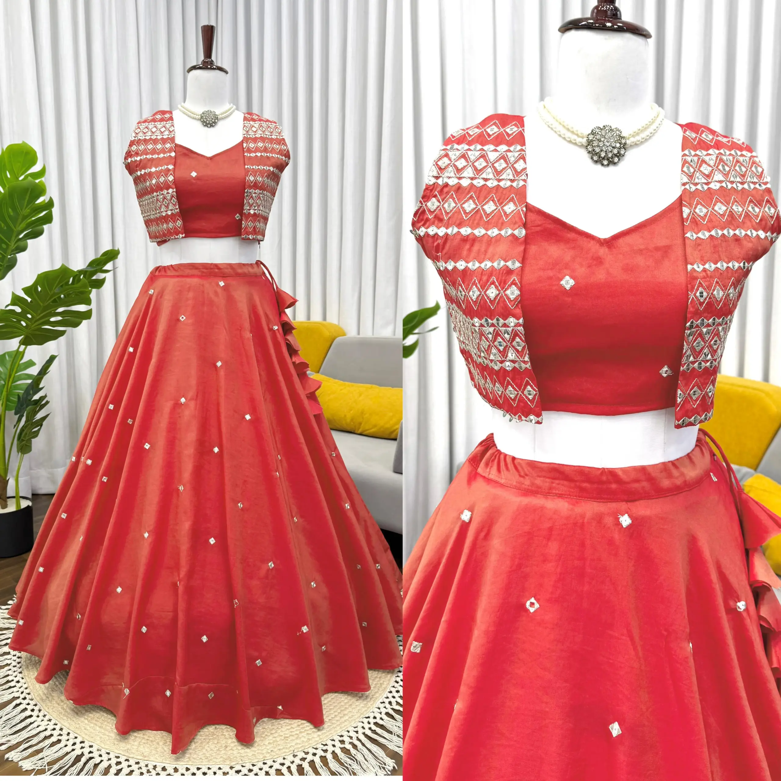 Stylish Lehenga Choli with Koti