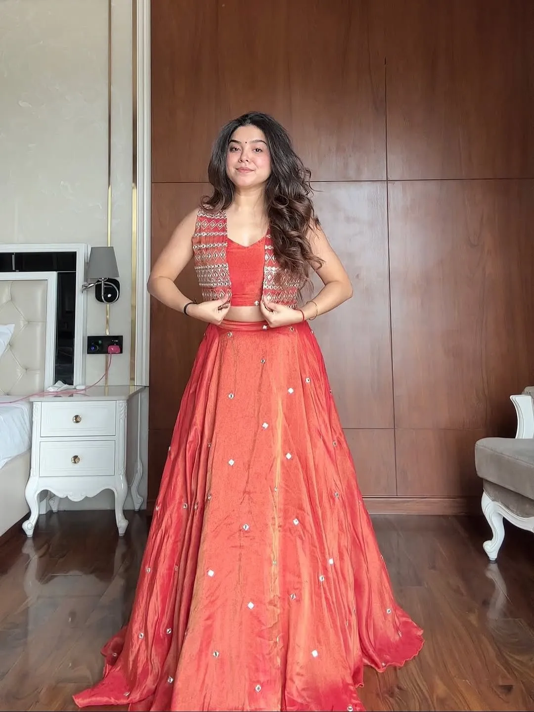 Stylish Lehenga Choli with Koti