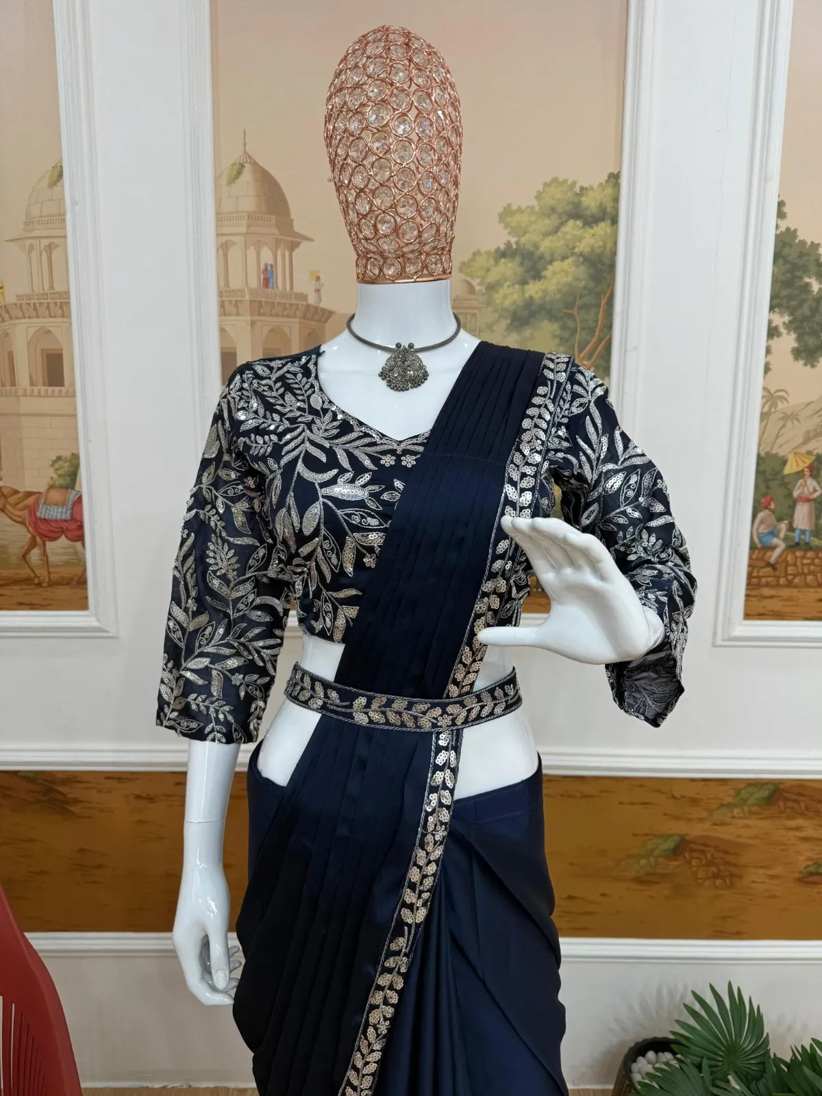 Stylish Readymade Saree Design
