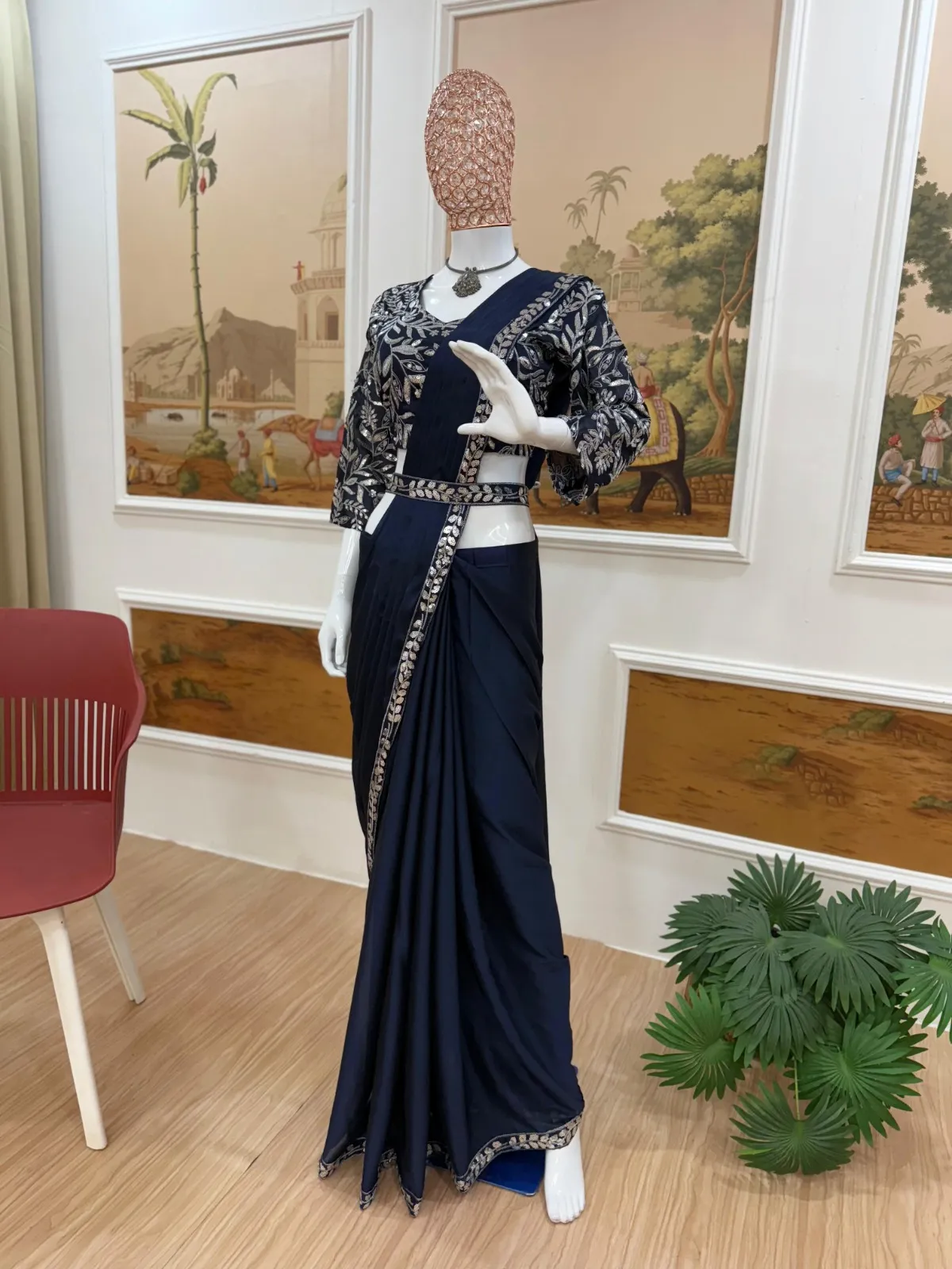 Stylish Readymade Saree Design