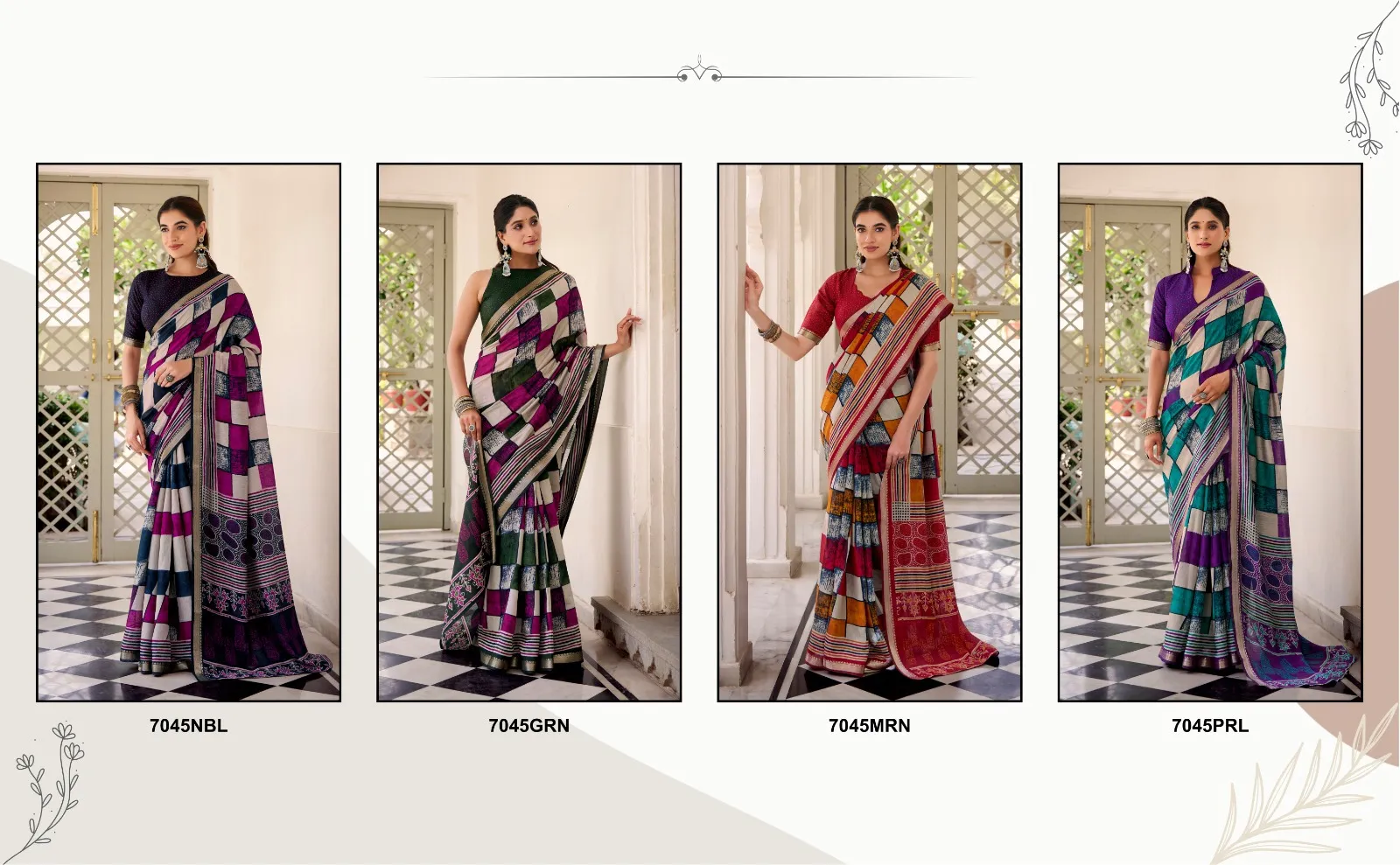 Temple Border Chanderi Saree