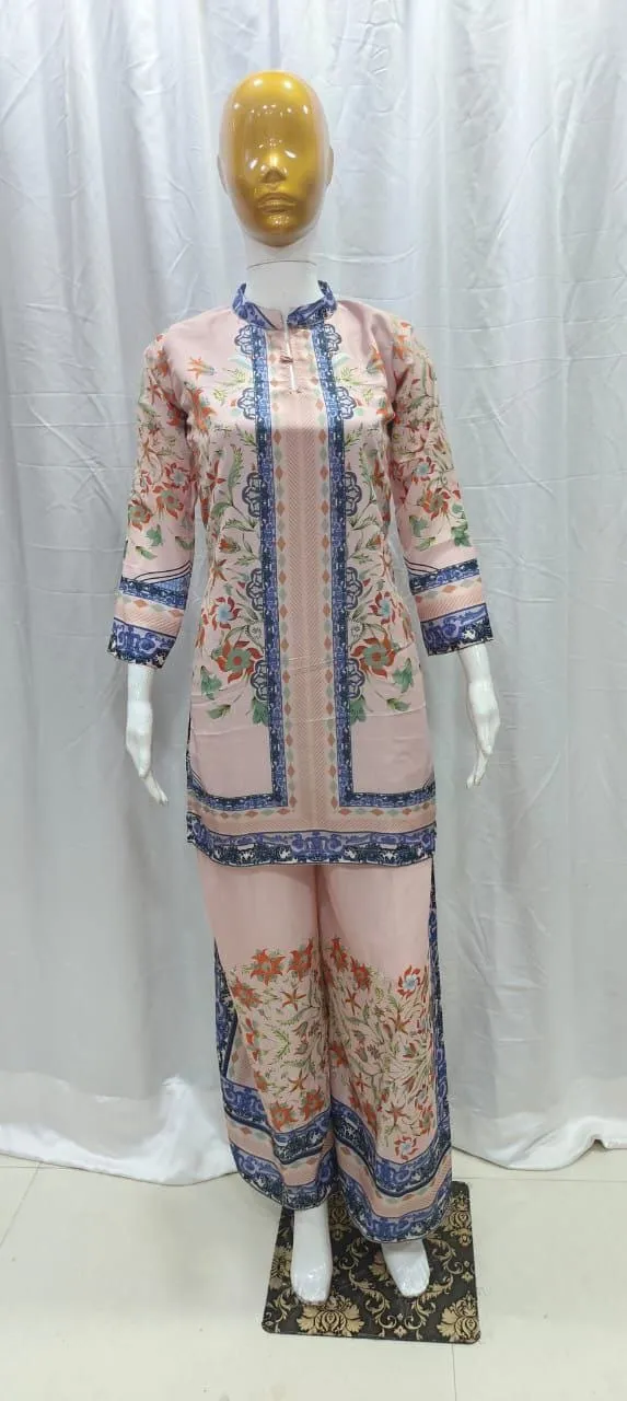 Turkish Printed Co ord Set in Plus Size