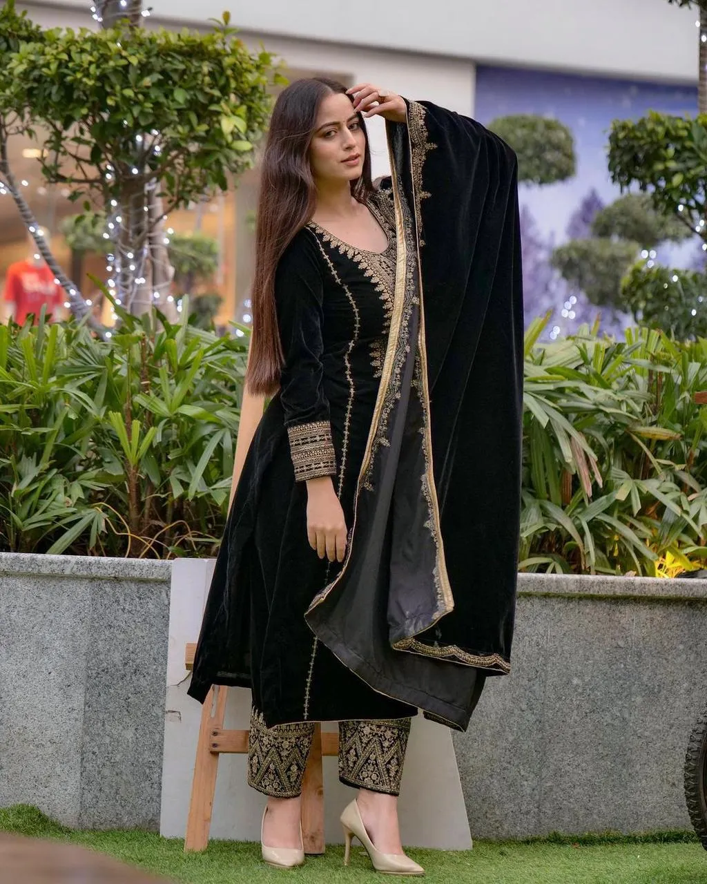 Velvet Winter Readymade Salwar Suits