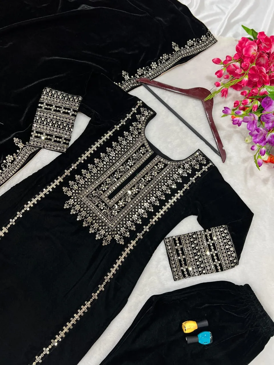Velvet Winter Readymade Salwar Suits