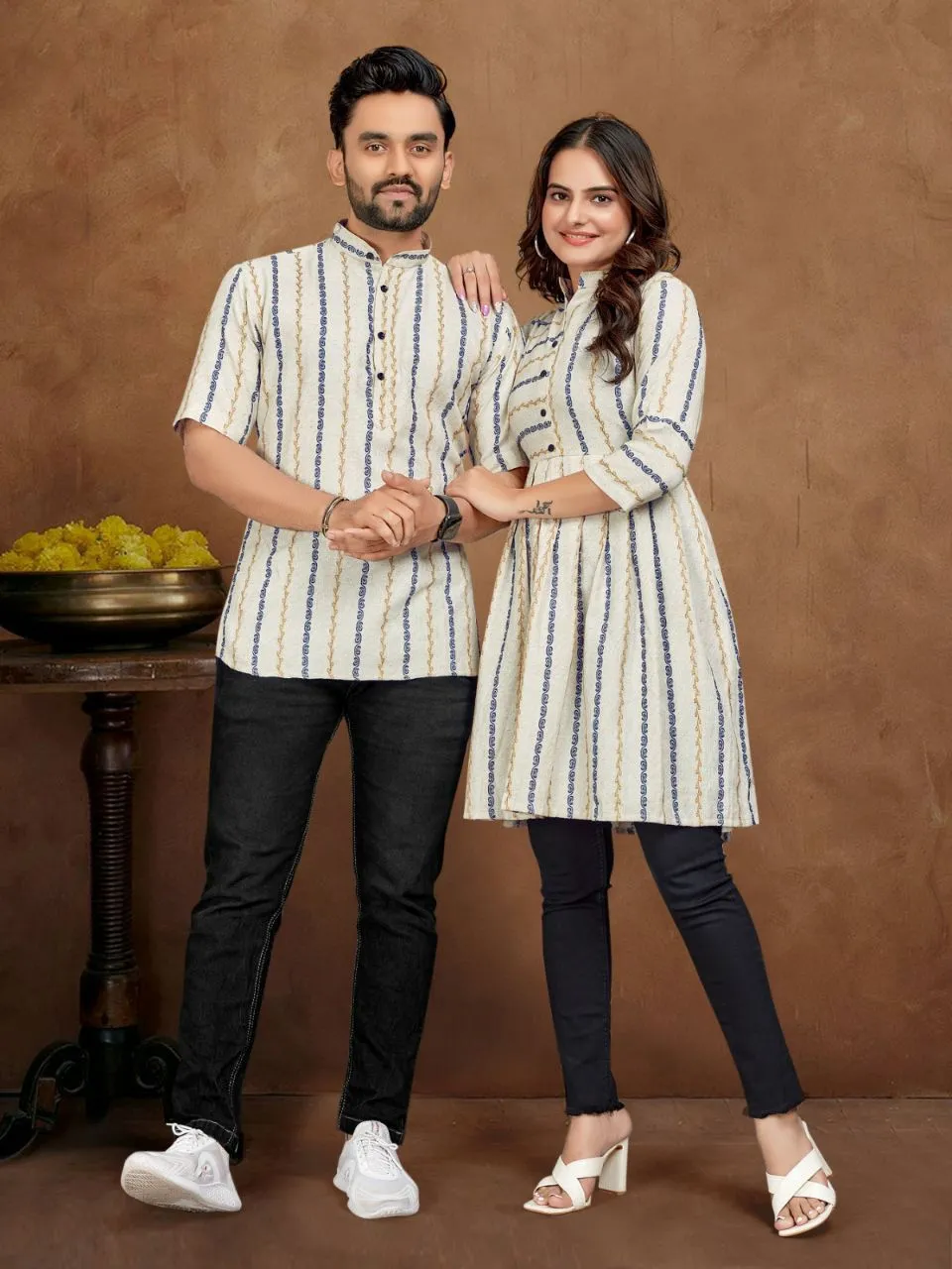Western Couple Combo Set Shirt and Kurti