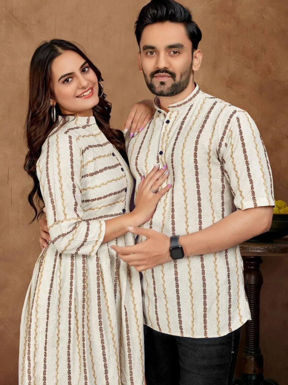 Western Couple Combo Set Shirt and Kurti