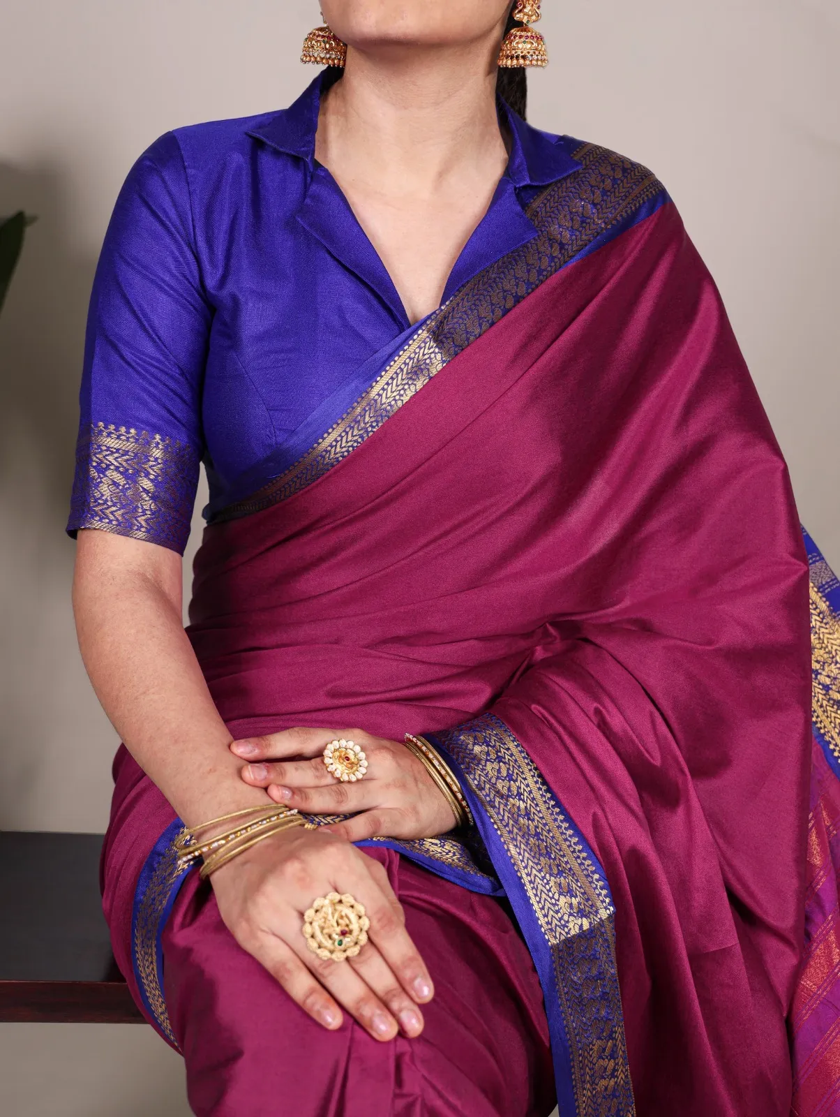 Zari Weaving Silk Saree Under Budget