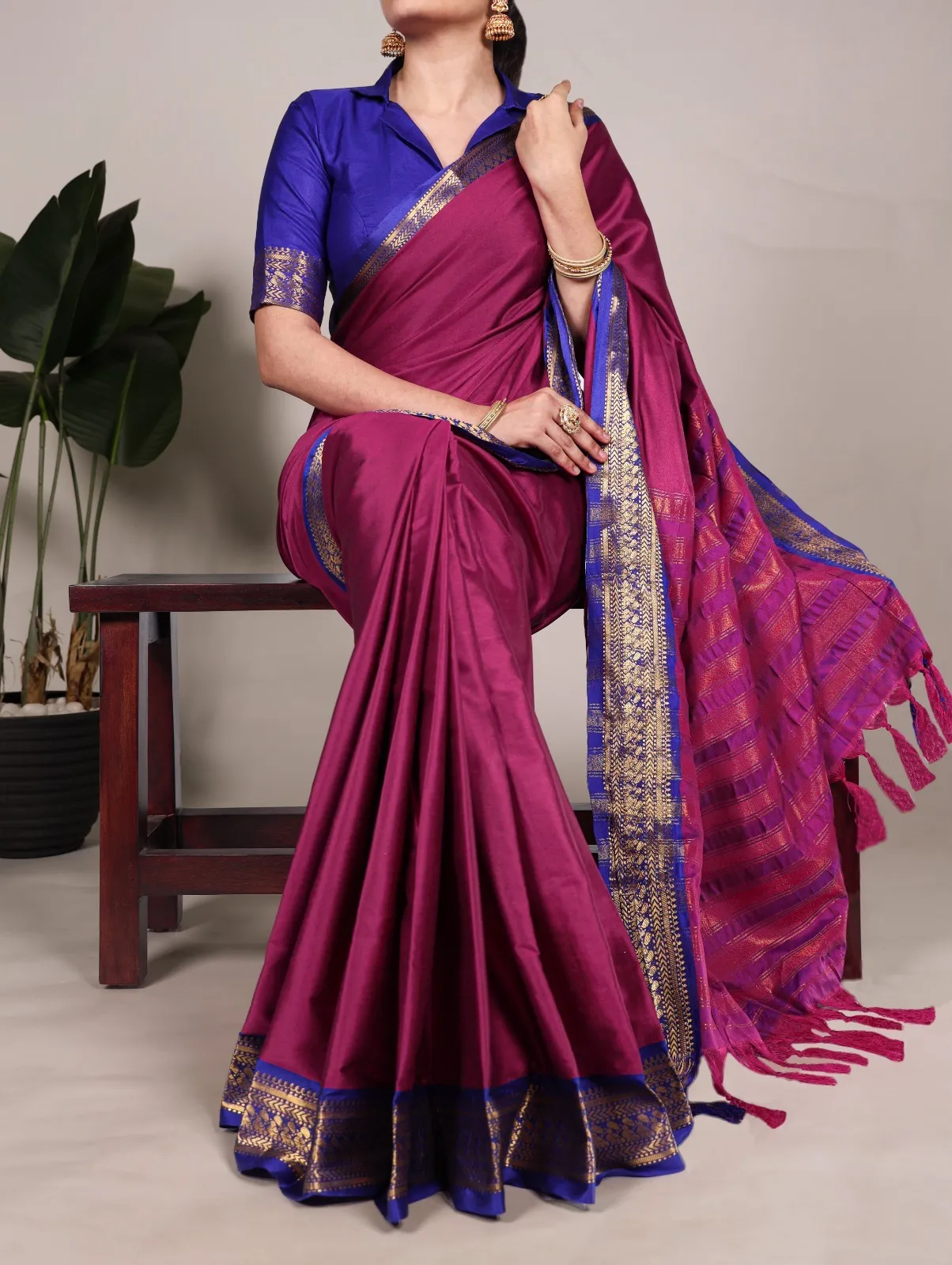 Zari Weaving Silk Saree Under Budget
