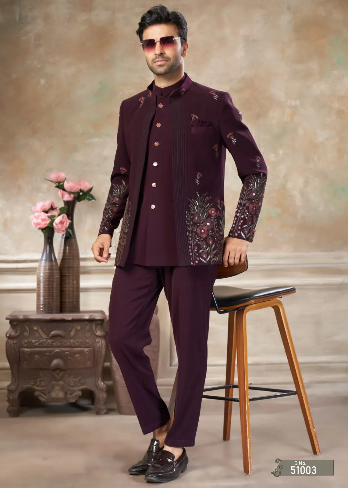 3 piece Jodhpuri Suit for Men