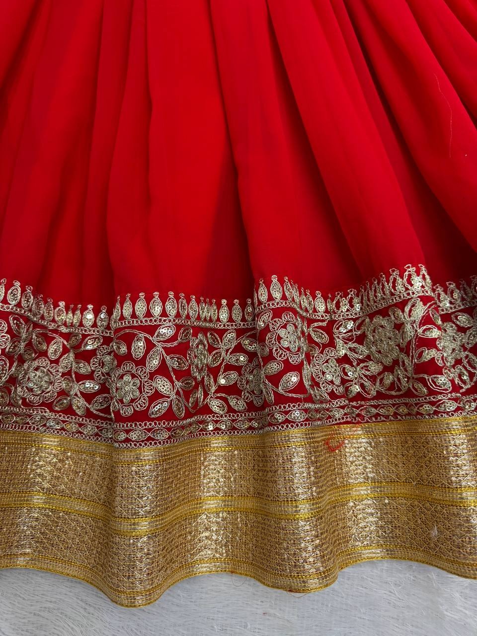 Red Wedding Anarkali Ethnic suit