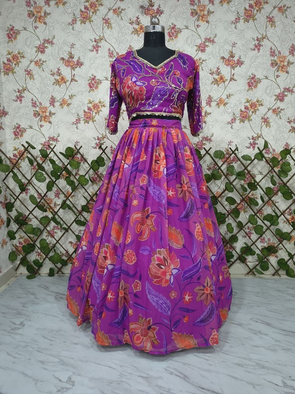 Influencer Inspired Night Function Lehenga