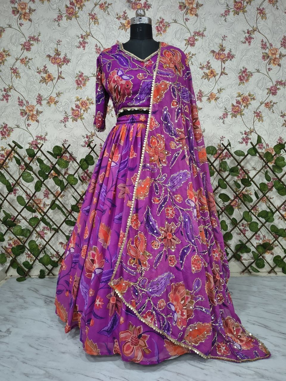 Influencer Inspired Night Function Lehenga