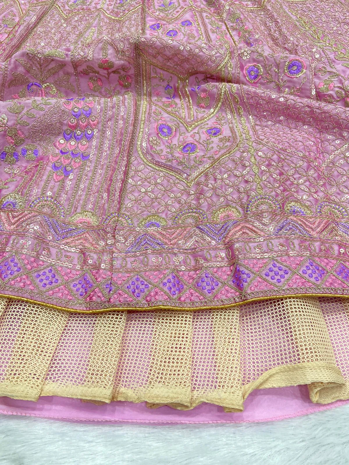 Baby Pink Bollywood Inspired Lehenga Choli