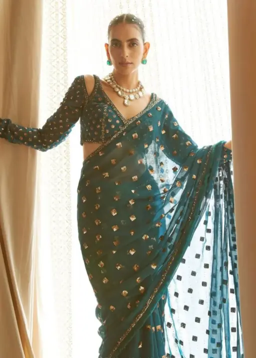 Bollywood Inspired Ethnic Sequence Saree