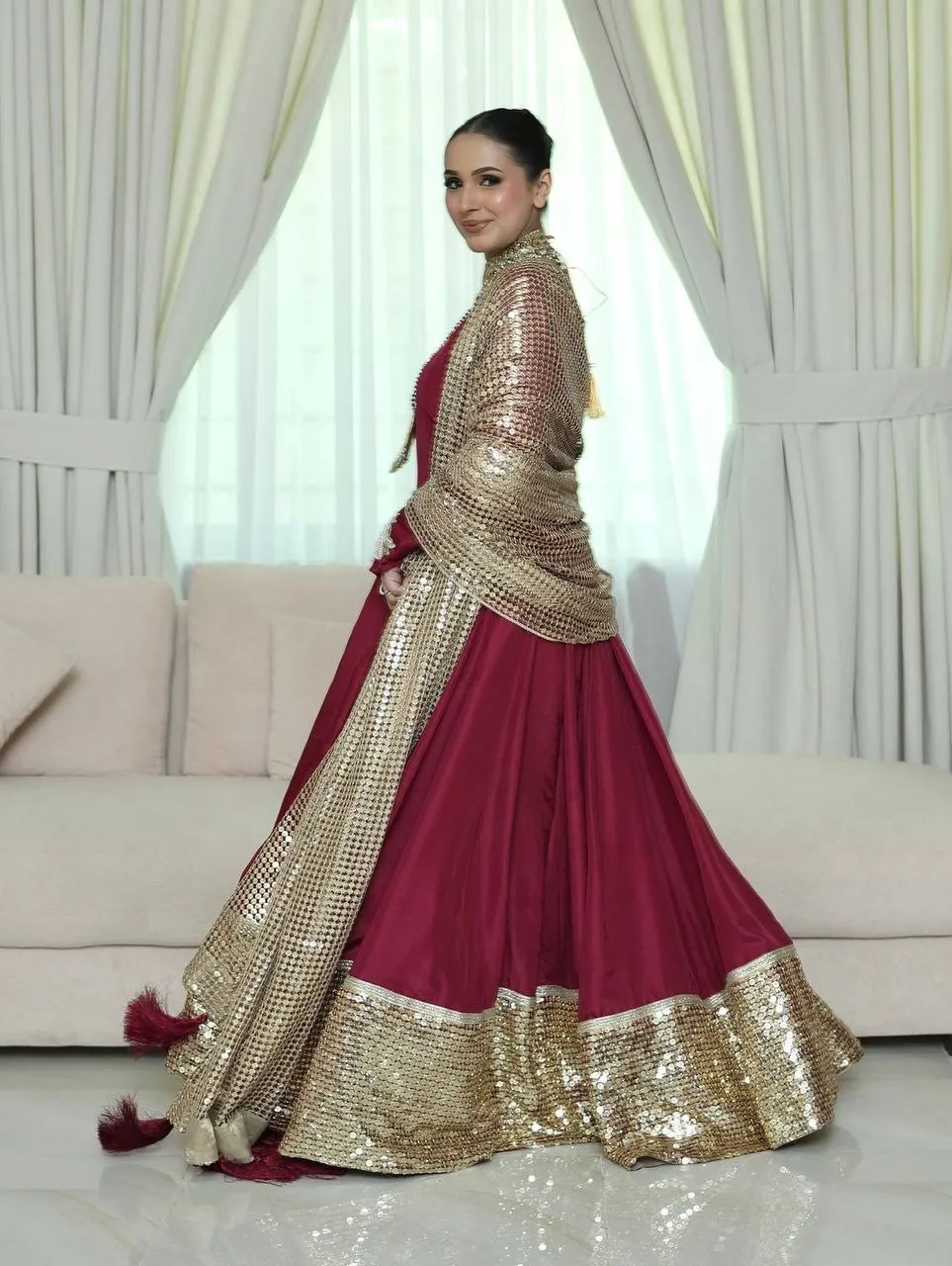 Bollywood Inspired Trending Red Anarkali Suit