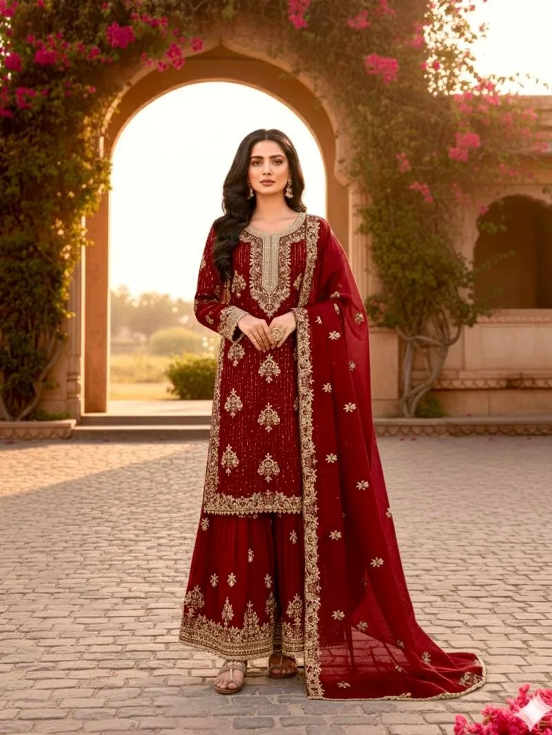 Diamond Work Readymade Pakistani Dress Under 2000