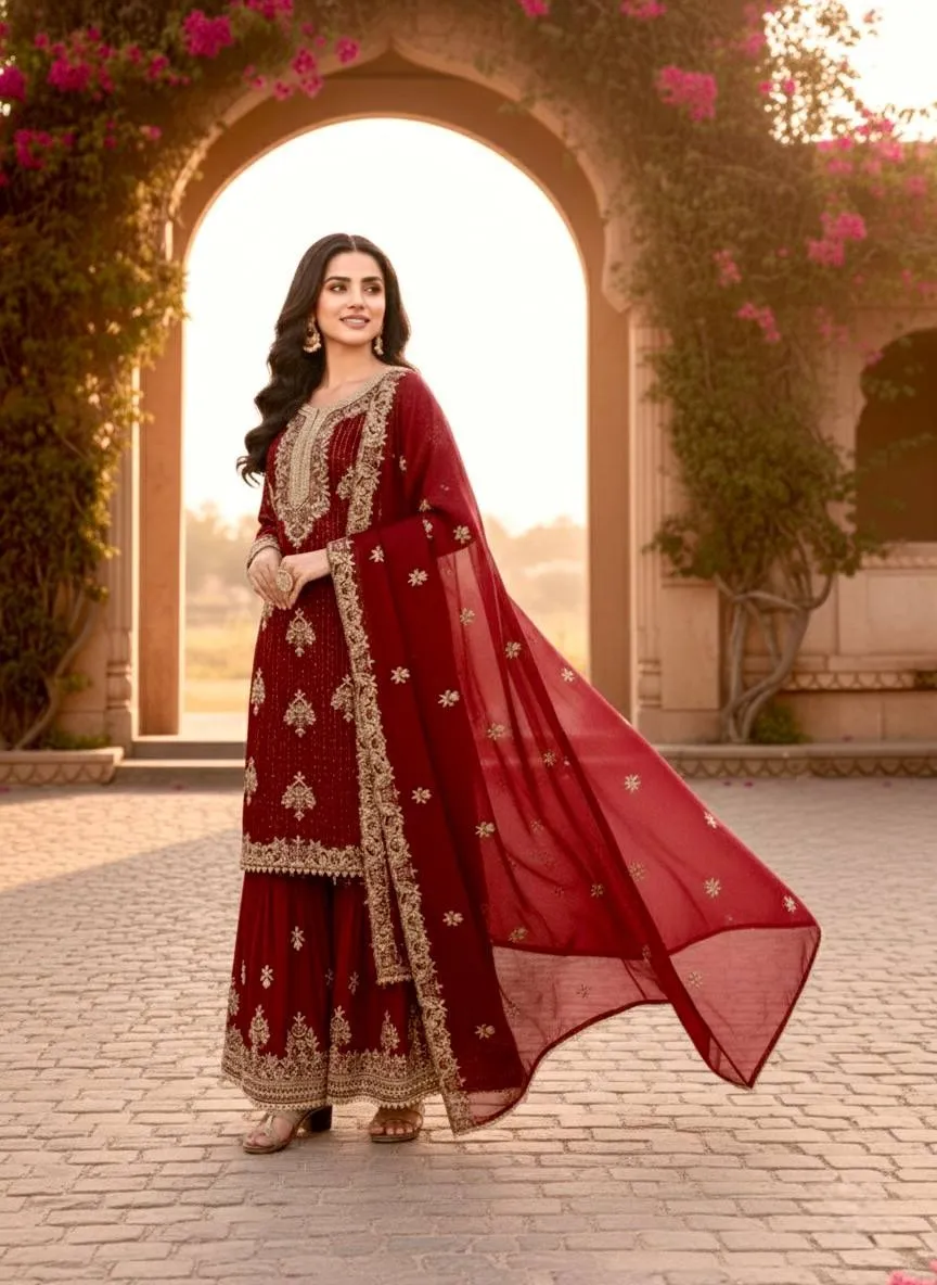 Diamond Work Readymade Pakistani Dress Under 2000