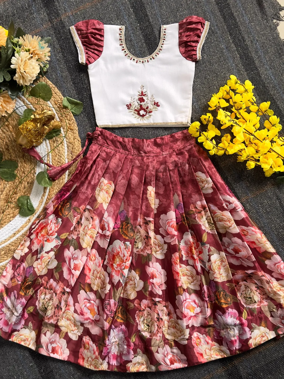 Festive wear Lehenga Set for Small Girls