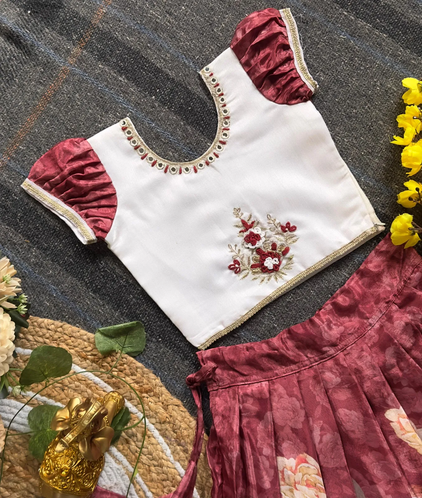 Festive wear Lehenga Set for Small Girls