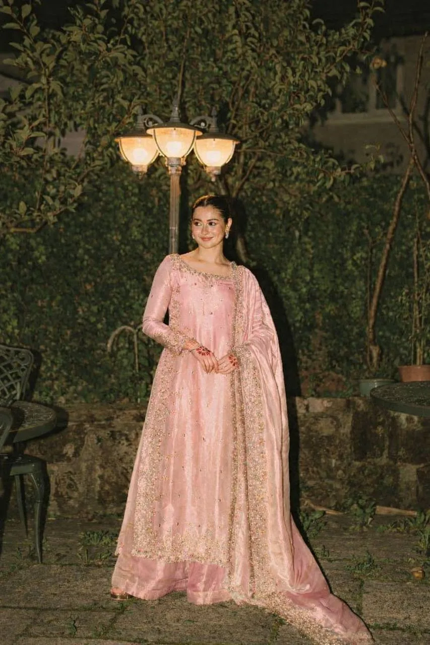 Hania Ameer Inspired Pink Salwar Suit