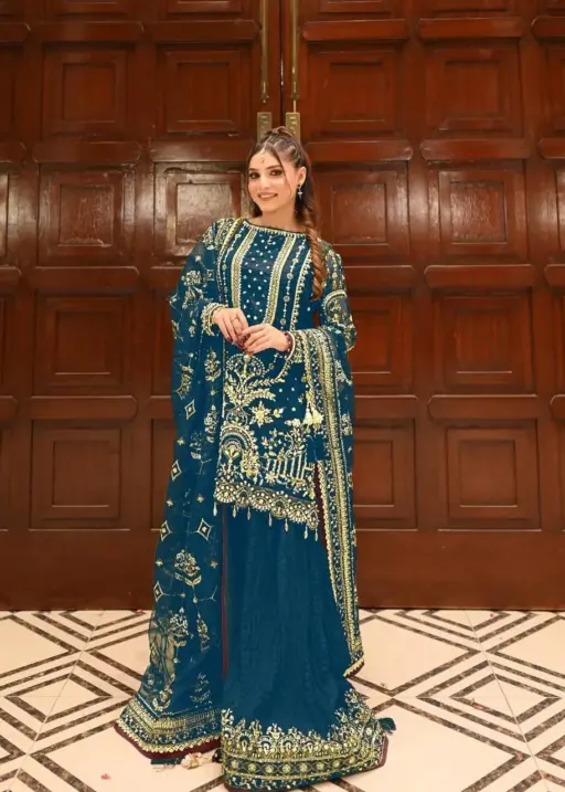 Pakistani Readymade Sharara Salwar Set Under 2000