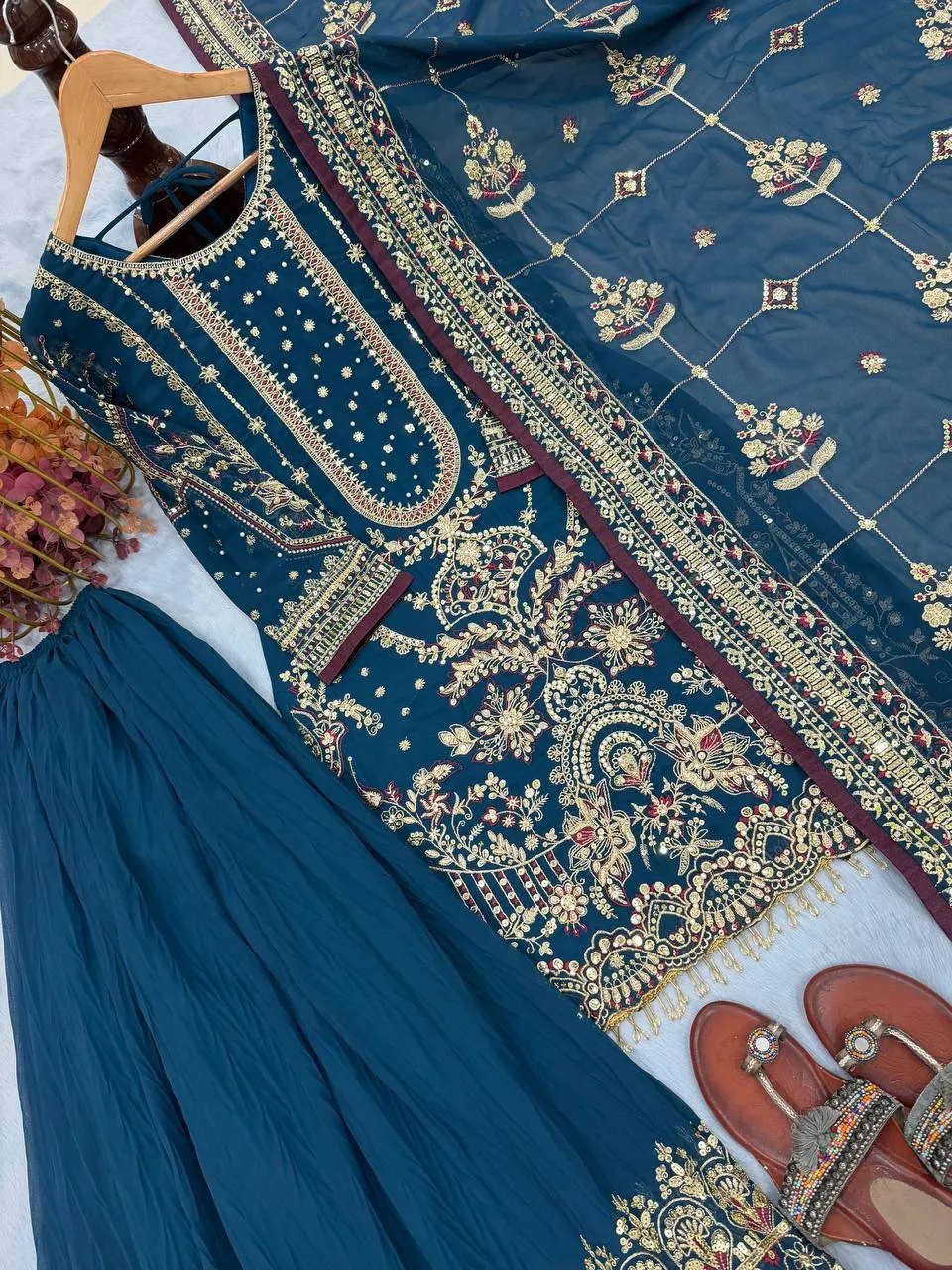 Pakistani Readymade Sharara Salwar Set Under 2000