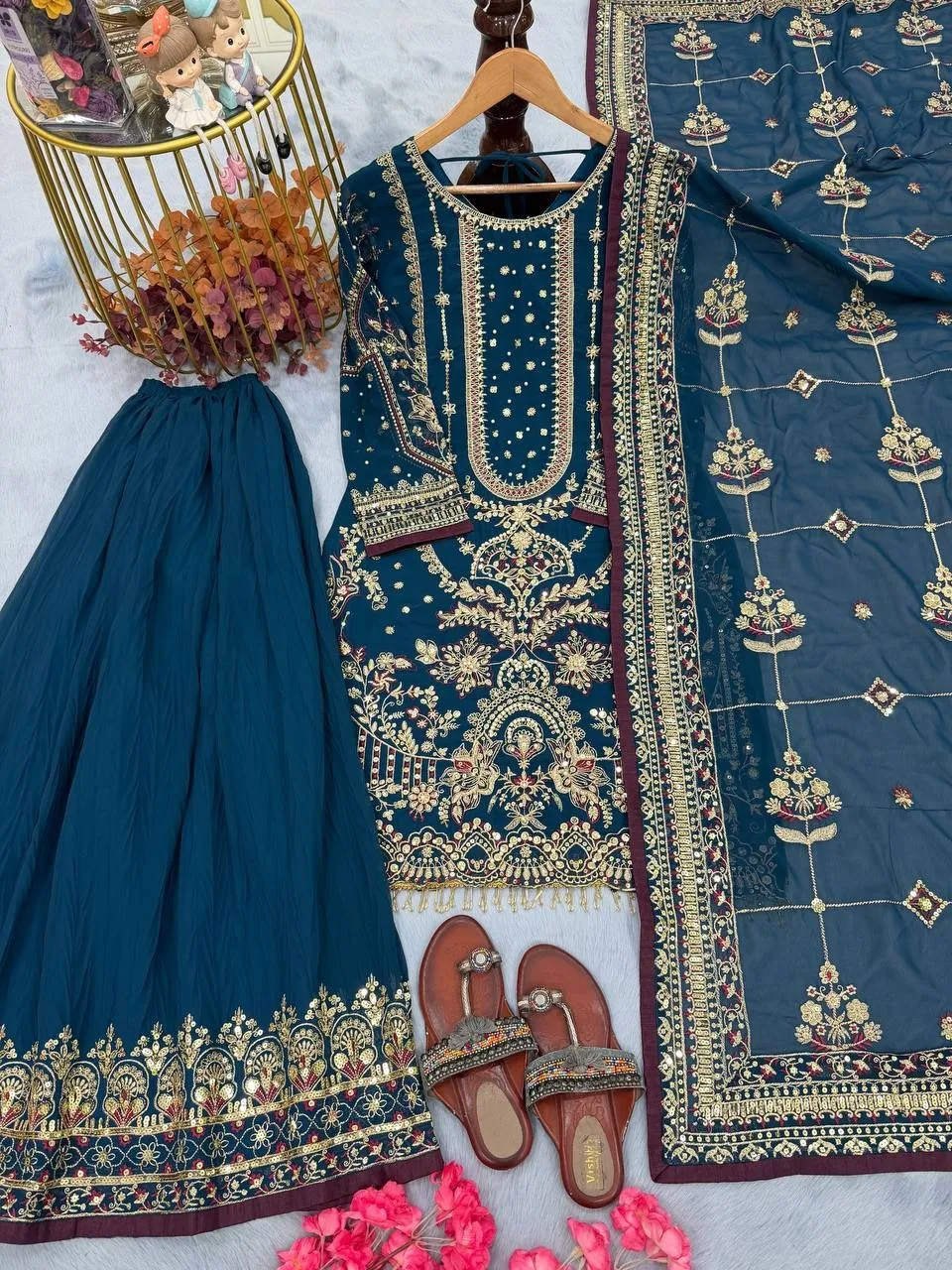 Pakistani Readymade Sharara Salwar Set Under 2000
