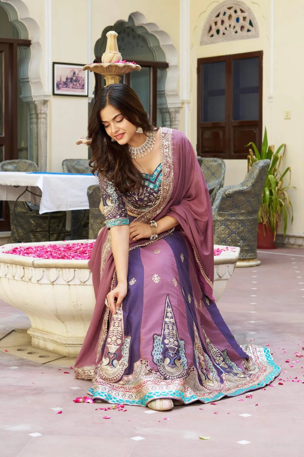 Stylish Embroidered Readymade Lehenga for Ladies