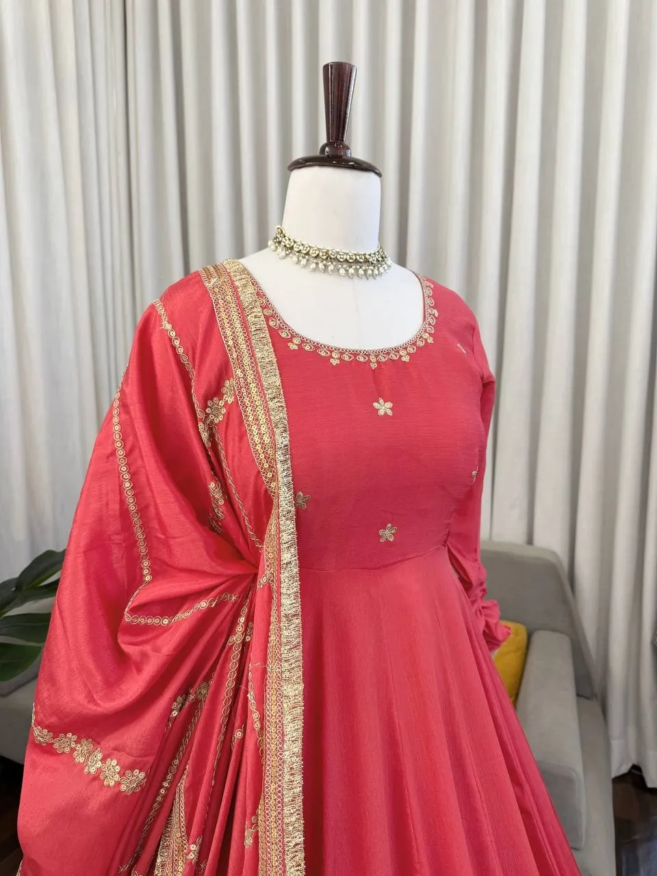 Stylish Wedding Anarkali Set
