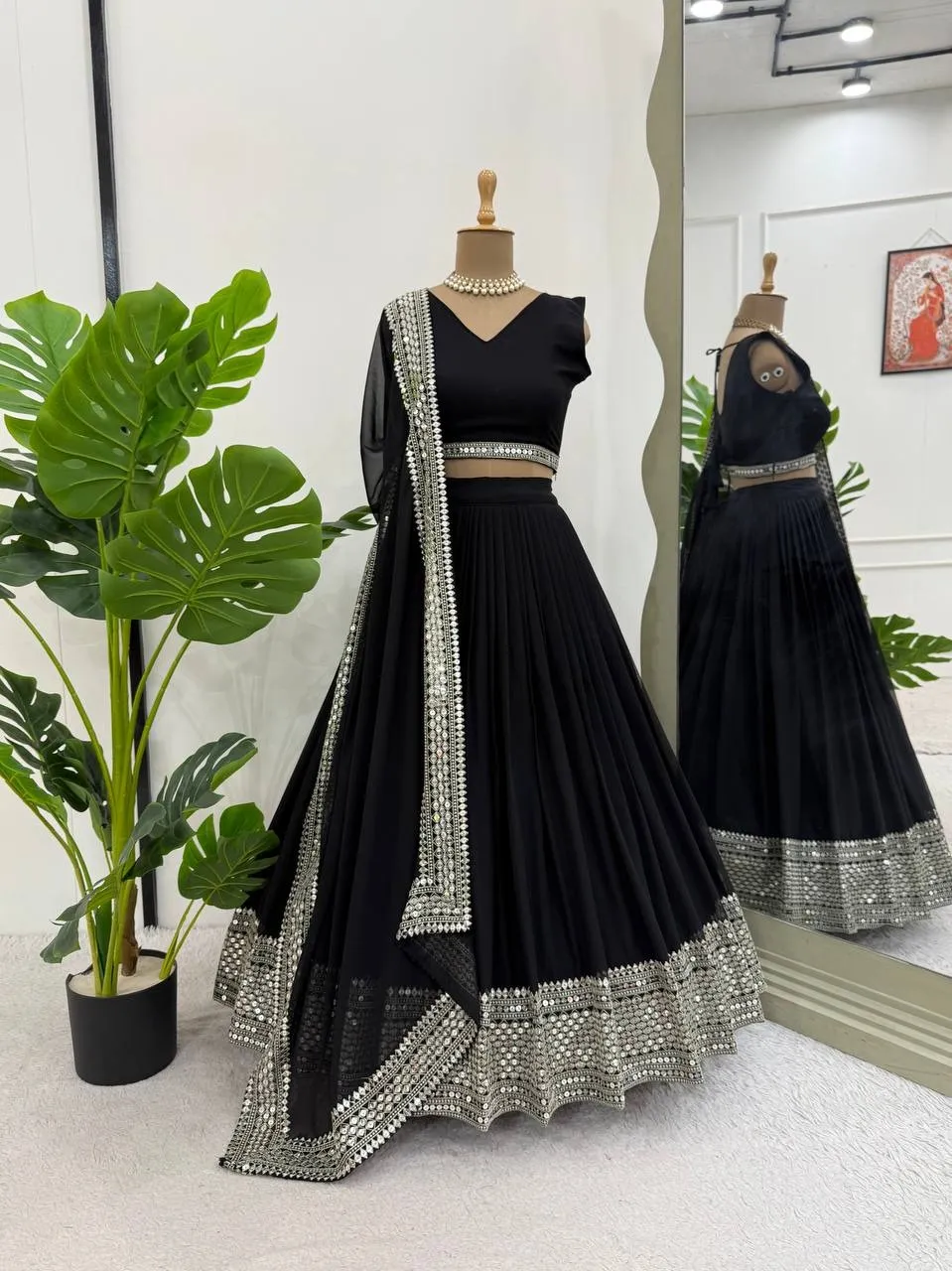 Best Black Lehenga Choli Under 2000