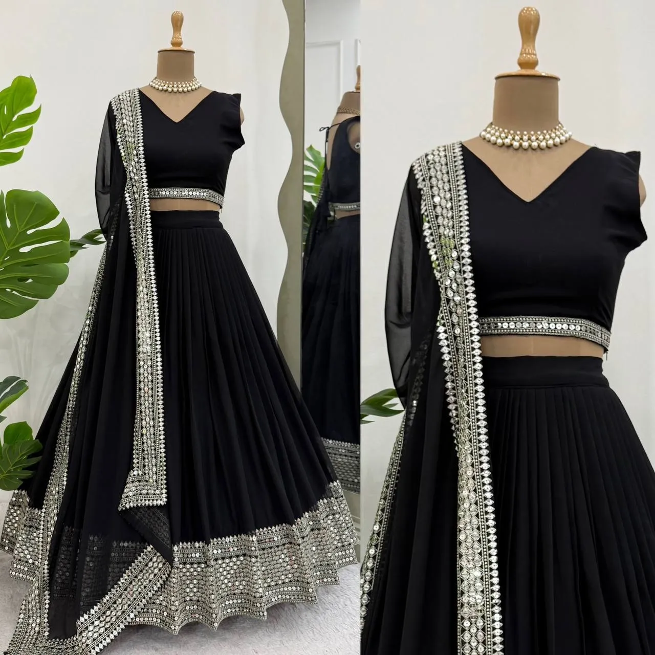 Best Black Lehenga Choli Under 2000