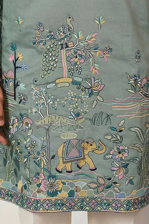 Men Pista Wedding Ethnic Kurta