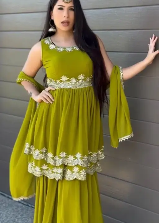 Pista Color Punjabi Suit Set