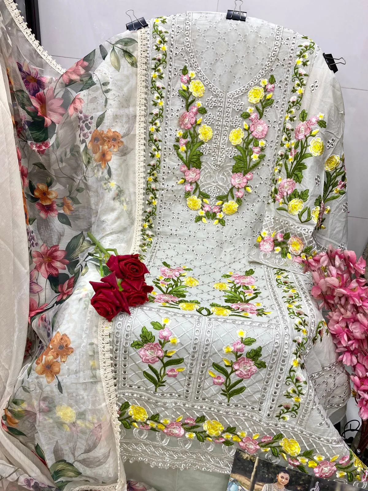 Pista Cotton Pakistani Suit for Women