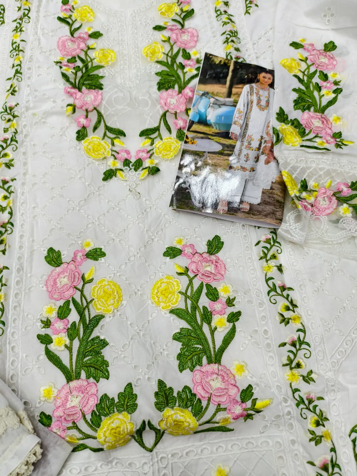 Pista Cotton Pakistani Suit for Women