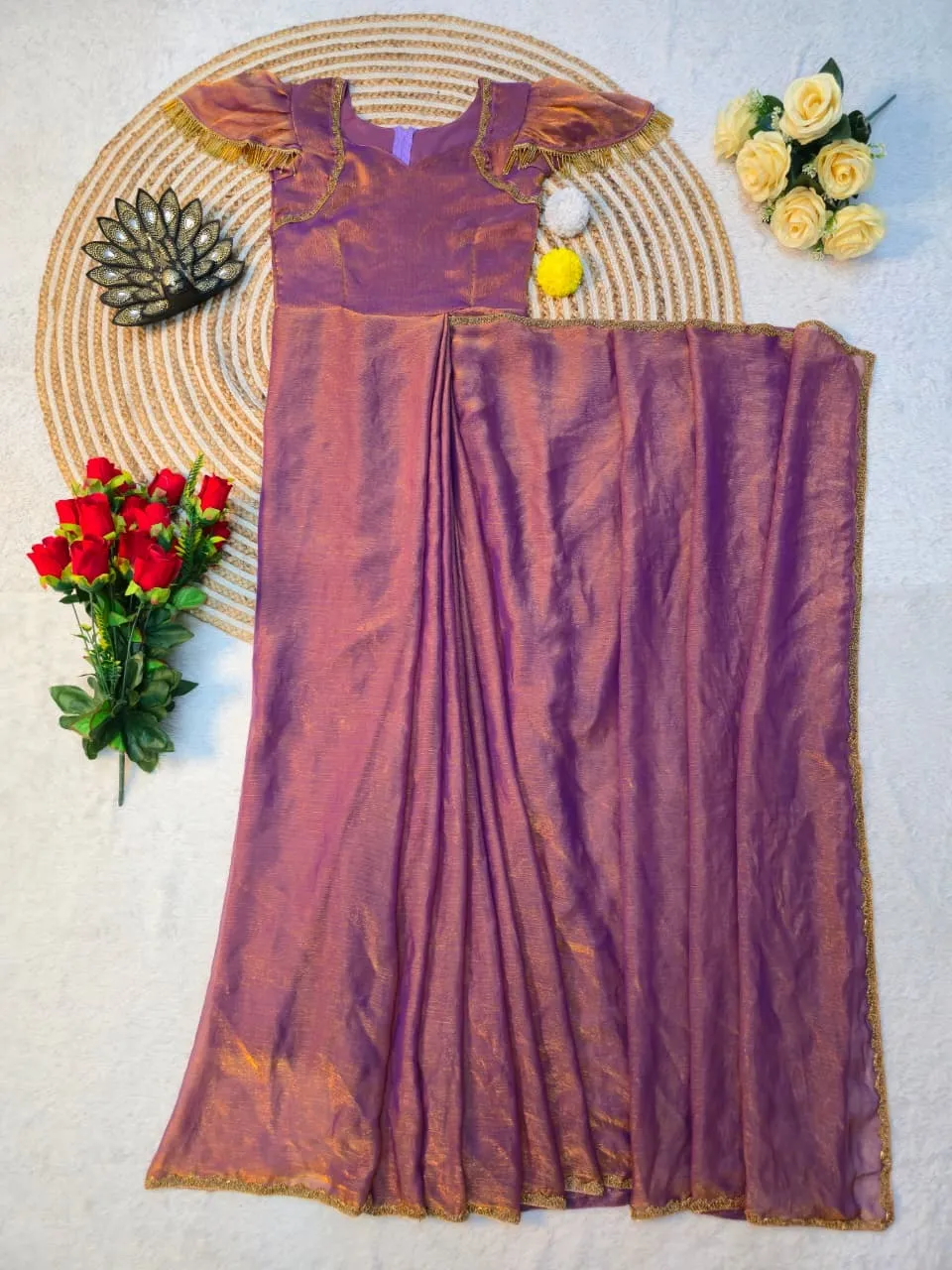 Pongal Special Zip and Go Saree