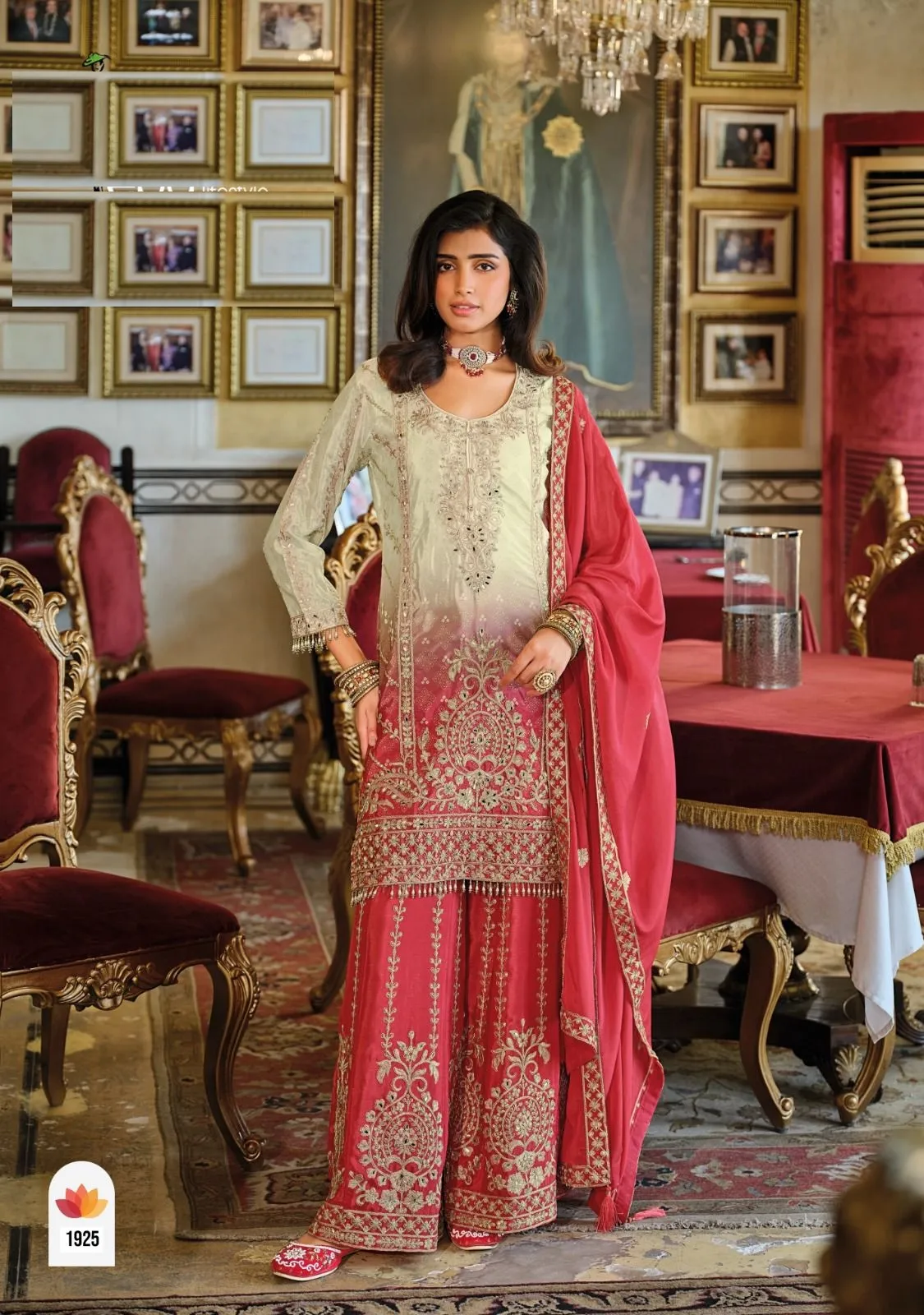 Premium Original Readymade Pakistani Dress Orange