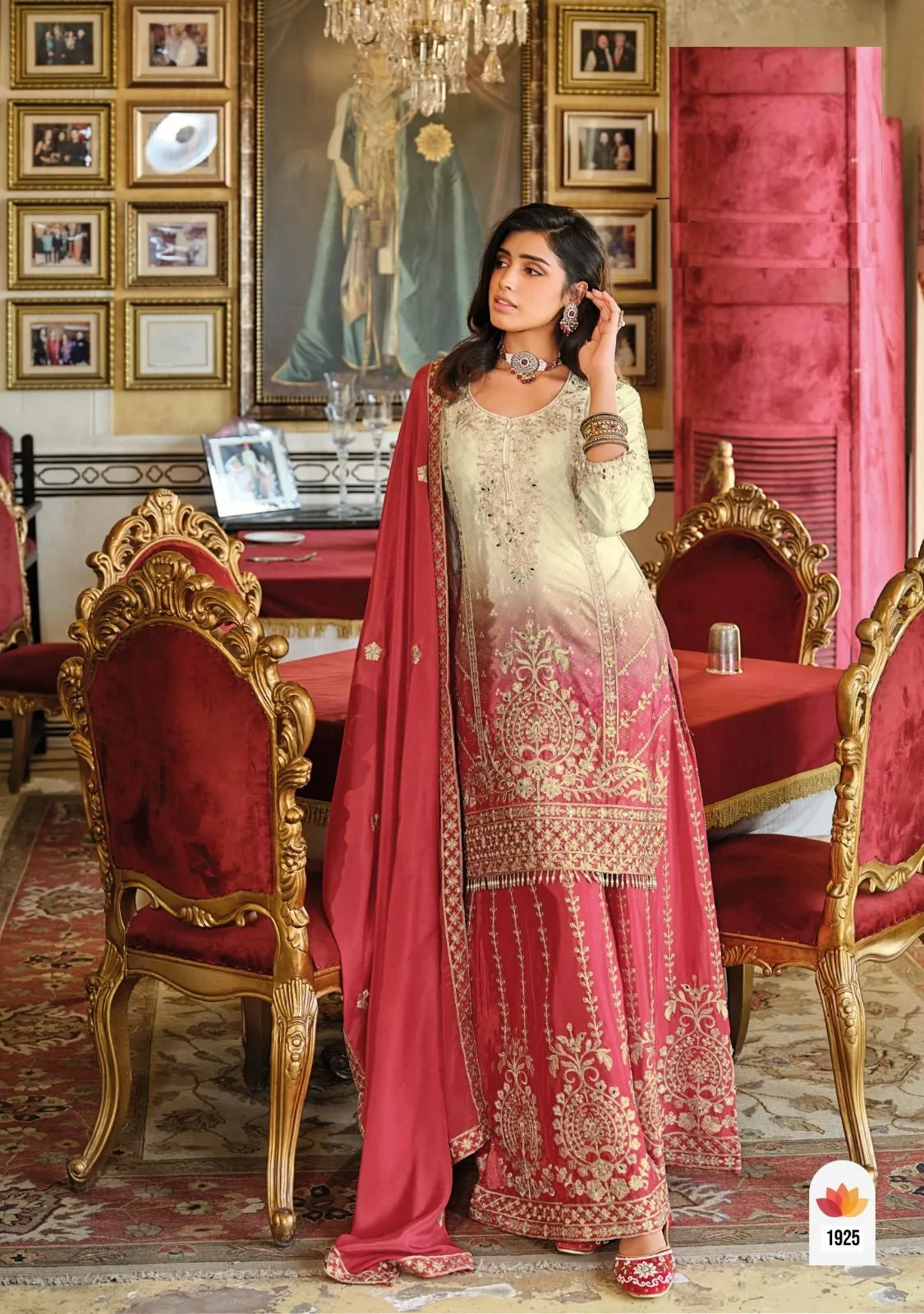 Premium Original Readymade Pakistani Dress Orange