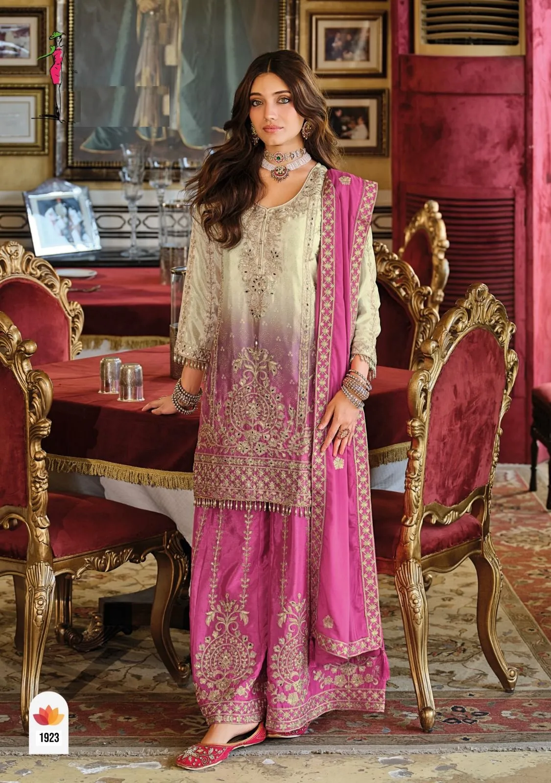 Premium Original Readymade Pakistani Dress Pink