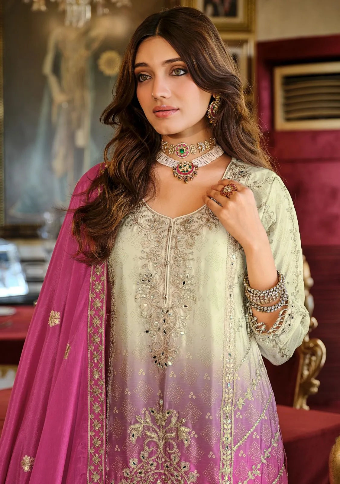 Premium Original Readymade Pakistani Dress Pink