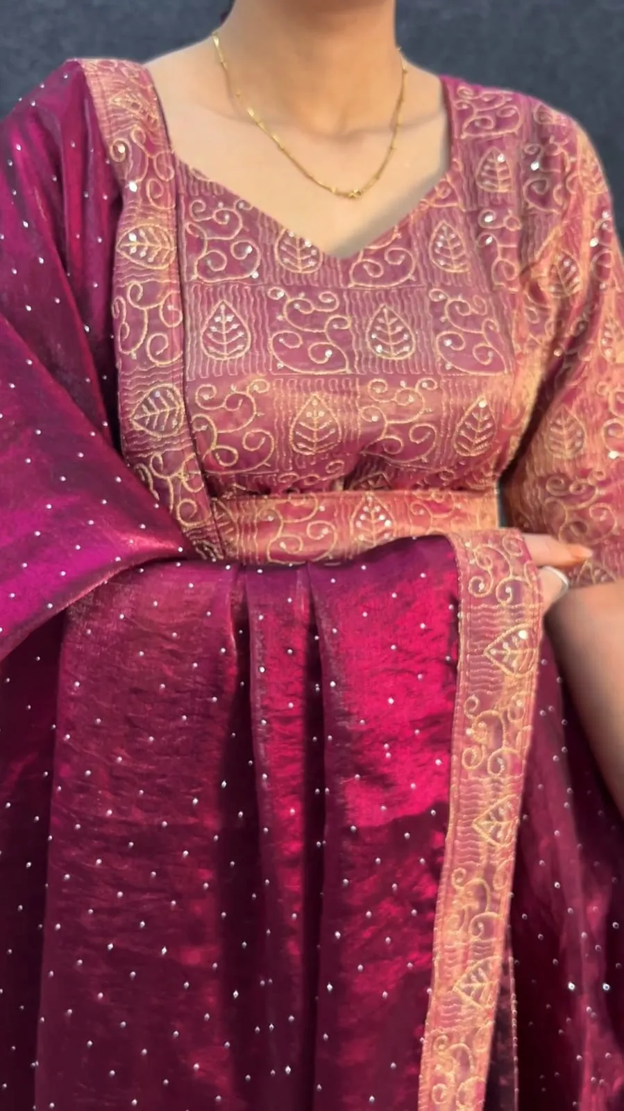 Purple 4 in 1 Lehenga Choli - Readymade Lehenga