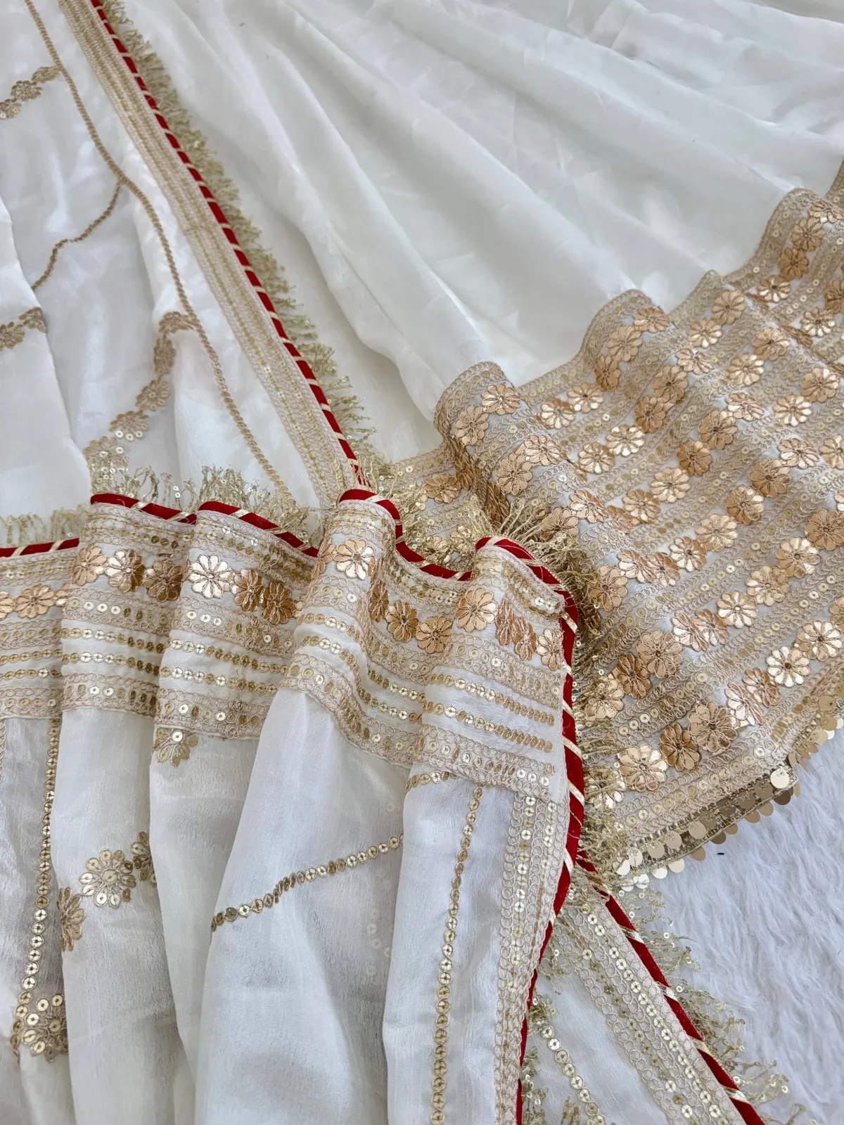 Ramzan Eid Special Cream Anarkali Dress | Eid Suits