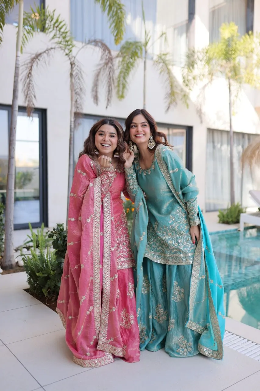 Readymade Eid Dress Sky Blue