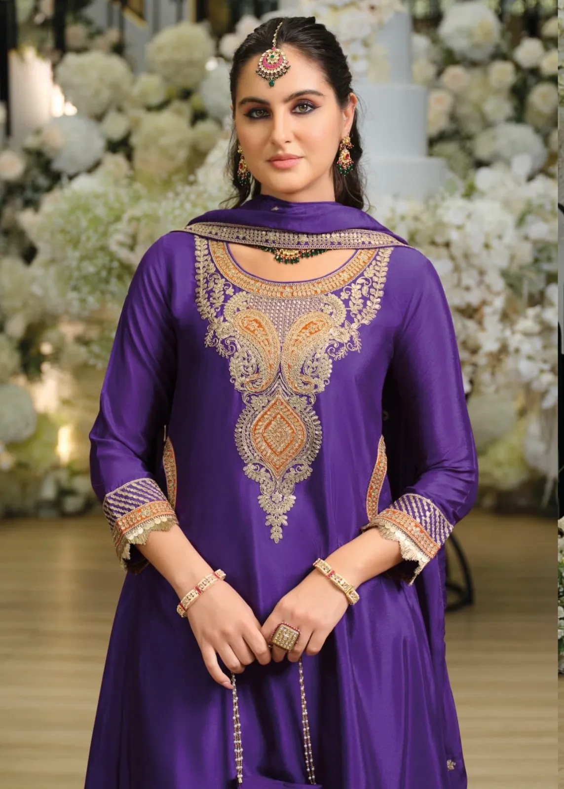 Readymade Eid Dresses Premium Purple