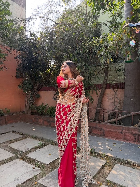 red-Viral-mirror-saree.j