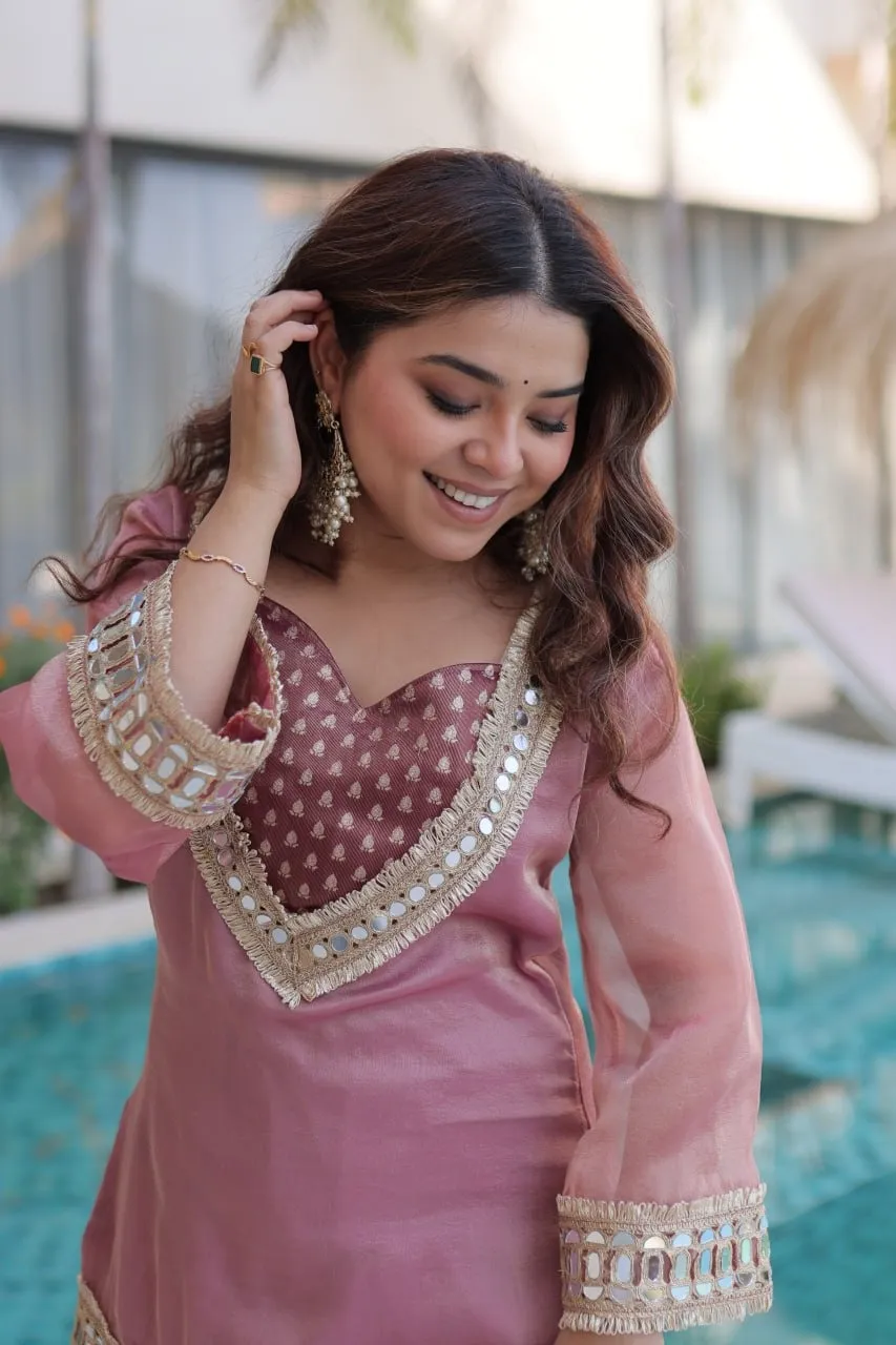 Wedding Wear Co ord Set with Batwa