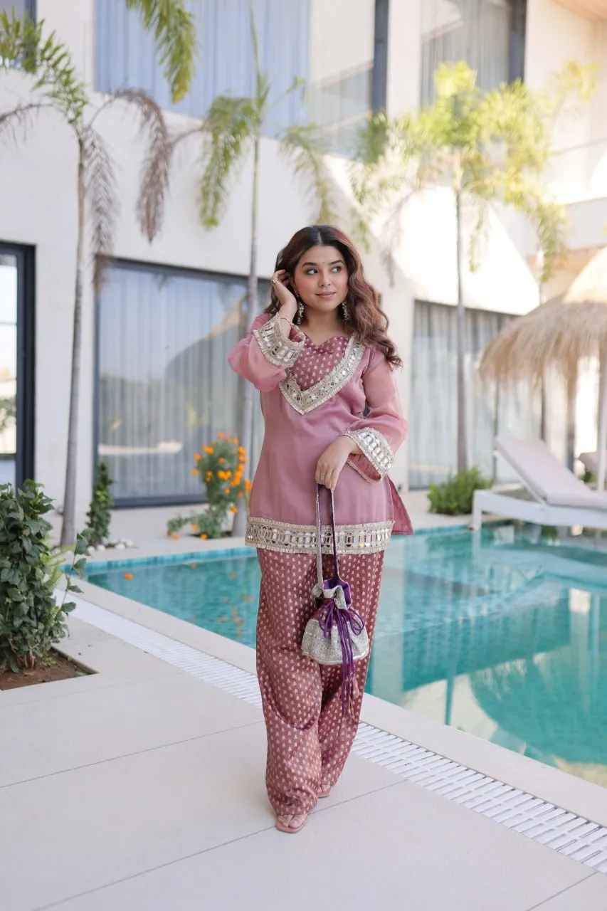 Wedding Wear Co ord Set with Batwa