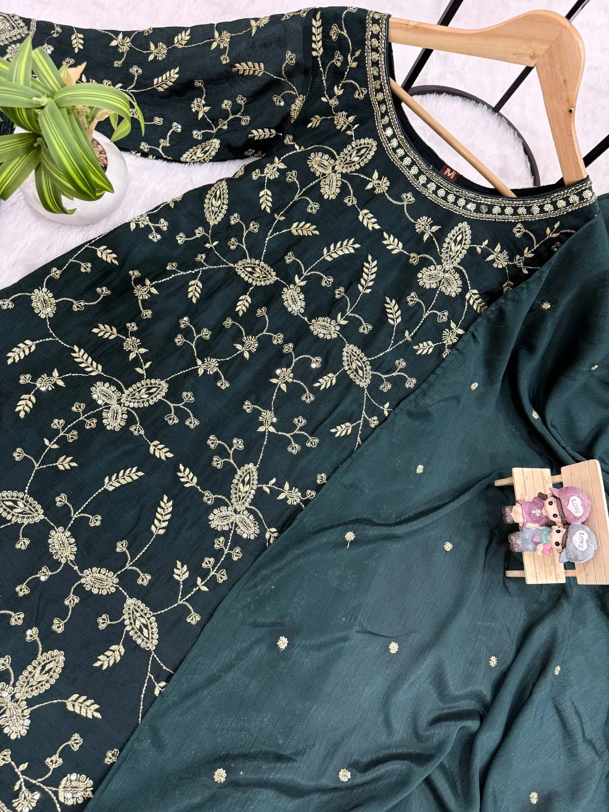 Anjali Arora Inspired Green Sharara Suit