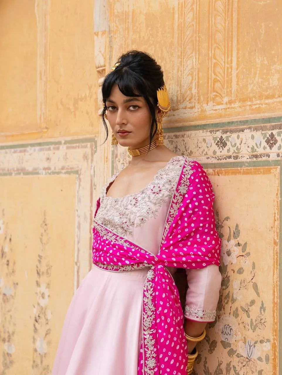 Baby Pink Anarkali Dress | Eid Dress